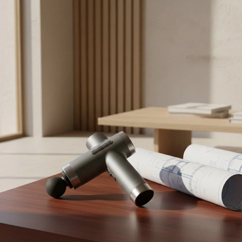 Legiral massage gun with various attachments