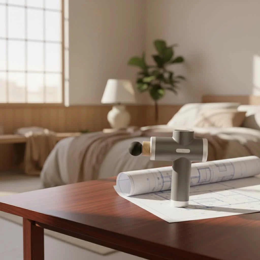 Theragun Prime and Mini massage guns on a recovery mat